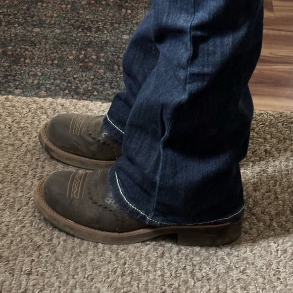 Ariat Women's Dark Indigo Boot Cut Jeans - Picture 11 of 14